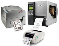 There are several types of label printers: desk, half-industrial, industrial, pluggable and mobile. 